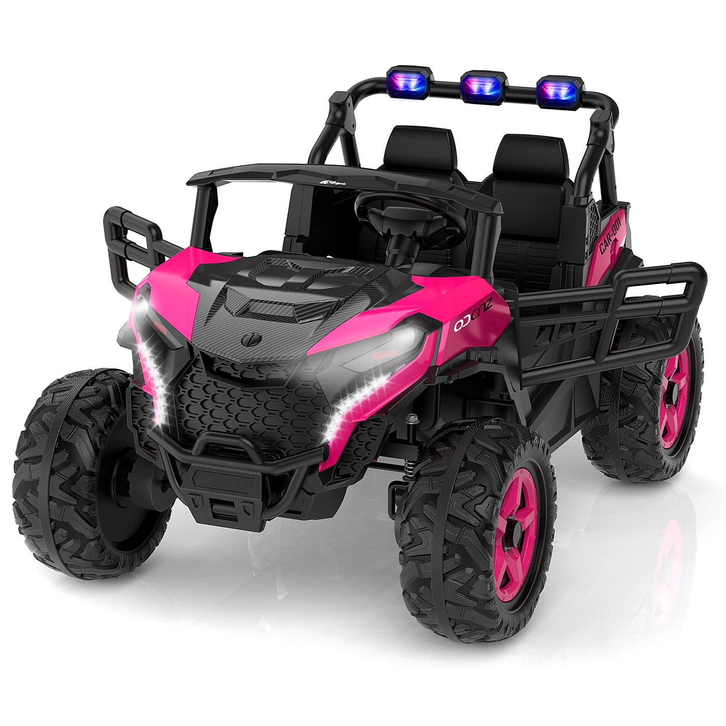 EastDoll 24V Kids Ride on UTV Car, 4WD/ 2WD Switchable Electric Vehicle