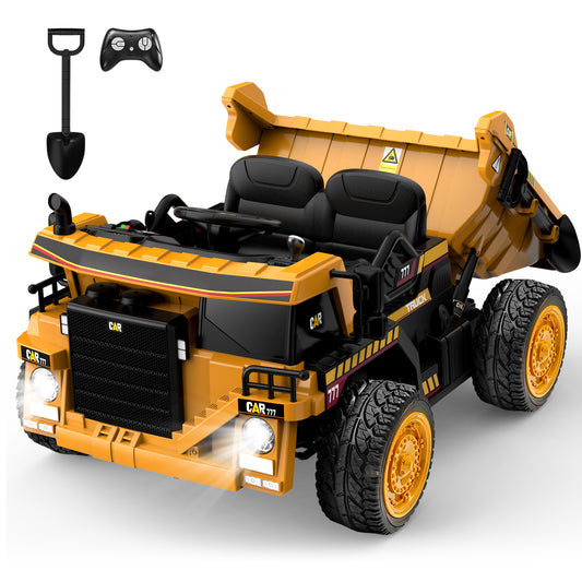 East doll 24V Ride on Dump Truck, Ride on Car with Electric Dump Bed,