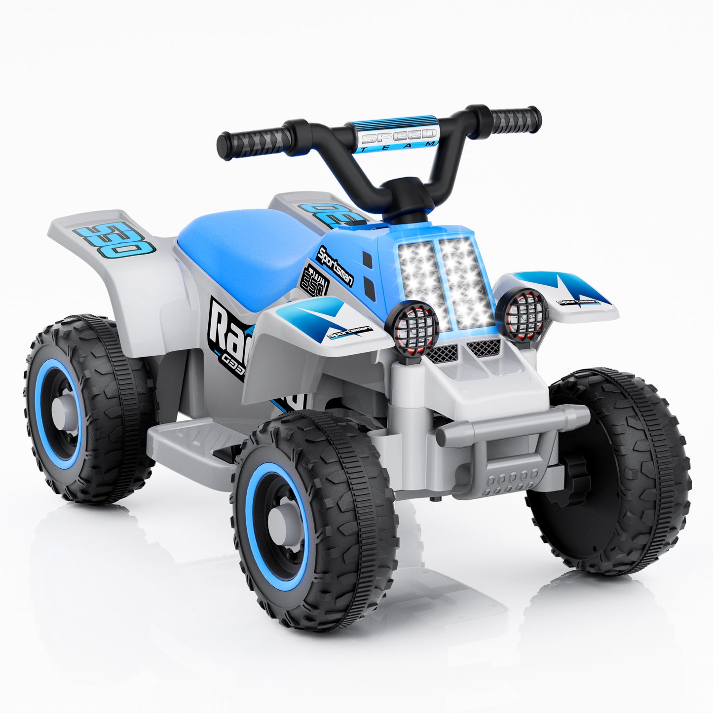 Eastdoll 6V 7Ah Ride on ATV for Toddlers, 2MPH, 55 Lbs