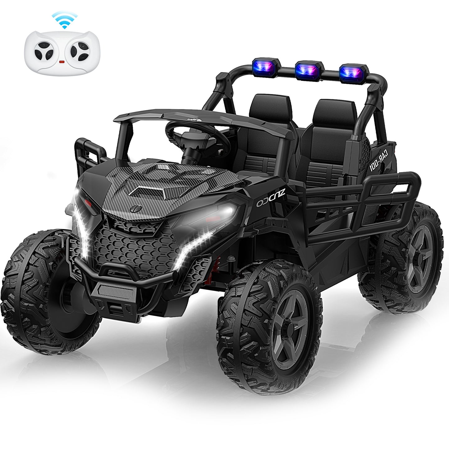 EastDoll 24V Kids Ride on UTV Car, 4WD/ 2WD Switchable Electric Vehicle